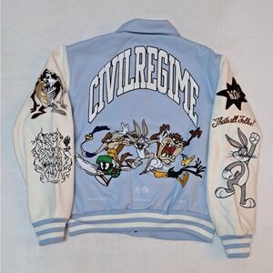Looney Tunes x Civil Regime Varsity Jacket - ADULT UNISEX SIZE LARGE